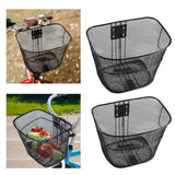 Maxbell Bicycle Basket Portable Front Handlebar Basket for Commuting Hiking Shopping 34x26x25 cm