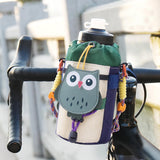 Maxbell Bike Cup Holder Bag Cute Bicycle Water Bottle Bag for Running Bicycle Hiking Coffee