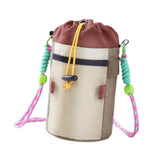 Maxbell Bike Cup Holder Bag Cute Bicycle Water Bottle Bag for Running Bicycle Hiking Khaki