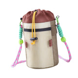 Maxbell Bike Cup Holder Bag Cute Bicycle Water Bottle Bag for Running Bicycle Hiking Khaki