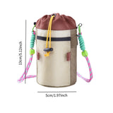 Maxbell Bike Cup Holder Bag Cute Bicycle Water Bottle Bag for Running Bicycle Hiking Khaki