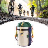 Maxbell Bike Cup Holder Bag Bike Water Bottle Holder for Hiking Trekking Road Biking Green
