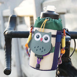 Maxbell Bike Cup Holder Bag Bike Water Bottle Holder for Hiking Trekking Road Biking Pink
