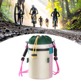 Maxbell Bike Cup Holder Bag Bike Water Bottle Holder for Hiking Trekking Road Biking Pink