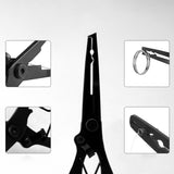 Maxbell Fishing Pliers Hook Remover Gifts for Men Multifunctional Split Rings Pliers