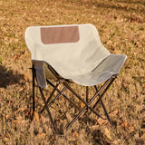 Maxbell Folding Camping Chair Portable Foldable Chair for Backpacking Fishing Picnic Beige