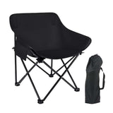 Maxbell Folding Camping Chair Portable Foldable Chair for Backpacking Fishing Picnic Black