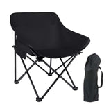 Maxbell Folding Camping Chair Portable Foldable Chair for Backpacking Fishing Picnic Black