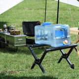 Maxbell Outdoor Ice Cooler Stand Camping Fridge Rack for Hiking Traveling Picnic