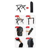 Maxbell Outdoor Ice Cooler Stand Camping Fridge Rack for Hiking Traveling Picnic