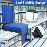 Maxbell Stadium Chair for Bleachers Comfortable Wear Resistant Folding Bleacher Seat