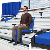 Maxbell Stadium Chair for Bleachers Comfortable Wear Resistant Folding Bleacher Seat