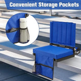 Maxbell Stadium Chair for Bleachers Comfortable Wear Resistant Folding Bleacher Seat