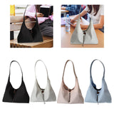 Maxbell Womens Shoulder Bag Handbag Stylish Canvas Bag for Vacation Commuting Dating Black