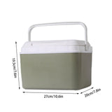 Maxbell Insulated Cooler Case Cold/Heat Preservation Cooler for Party Picnic Outdoor 6L