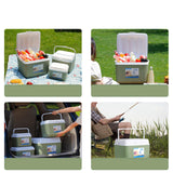 Maxbell Insulated Cooler Case Cold/Heat Preservation Cooler for Party Picnic Outdoor 10L