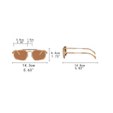 Maxbell Sunglasses Sun Protection Party Favors Eyeglasses for Camping Shopping Beach Gold