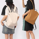 Maxbell Backpack for Men Women Large Capacity Adjustable Strap for Party Work Summer Beige
