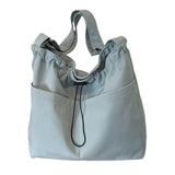 Maxbell Women Shoulder Bag Female Trendy Women Tote Bag for Travel Outdoor Colleague Light Blue