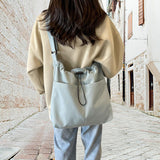 Maxbell Women Shoulder Bag Female Trendy Women Tote Bag for Travel Outdoor Colleague Light Blue