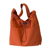 Maxbell Women Shoulder Bag Female Trendy Women Tote Bag for Travel Outdoor Colleague Orange Red