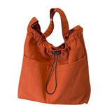 Maxbell Women Shoulder Bag Female Trendy Women Tote Bag for Travel Outdoor Colleague Orange Red