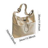 Maxbell Women Shoulder Bag Female Trendy Women Tote Bag for Travel Outdoor Colleague Beige