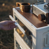 Maxbell Stackable Storage Bins Storage Boxes Travel Carrier Box Folding Storage Bins Clear