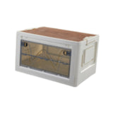 Maxbell Stackable Storage Bins Storage Boxes Travel Carrier Box Folding Storage Bins Opaque