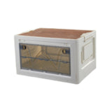 Maxbell Stackable Storage Bins Storage Boxes Travel Carrier Box Folding Storage Bins Opaque