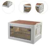 Maxbell Stackable Storage Bins Storage Boxes Travel Carrier Box Folding Storage Bins Opaque