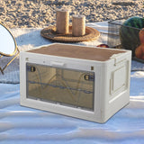 Maxbell Stackable Storage Bins Storage Boxes Travel Carrier Box Folding Storage Bins Opaque