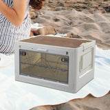 Maxbell Stackable Storage Bins Storage Boxes Travel Carrier Box Folding Storage Bins Opaque