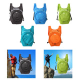 Maxbell Folding Travel Bag Nylon Carry Bag Outdoor Daypack for Traveling Men Camping Black