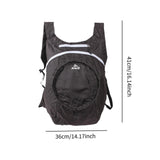 Maxbell Folding Travel Bag Nylon Carry Bag Outdoor Daypack for Traveling Men Camping Black