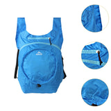 Maxbell Folding Travel Bag Nylon Carry Bag Outdoor Daypack for Traveling Men Camping Deep Blue