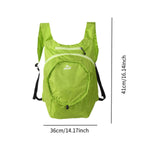 Maxbell Folding Travel Bag Nylon Carry Bag Outdoor Daypack for Traveling Men Camping Green