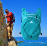 Maxbell Folding Travel Bag Nylon Carry Bag Outdoor Daypack for Traveling Men Camping Blue