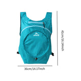 Maxbell Folding Travel Bag Nylon Carry Bag Outdoor Daypack for Traveling Men Camping Blue