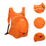 Maxbell Folding Travel Bag Nylon Carry Bag Outdoor Daypack for Traveling Men Camping Orange