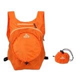 Maxbell Folding Travel Bag Nylon Carry Bag Outdoor Daypack for Traveling Men Camping Orange