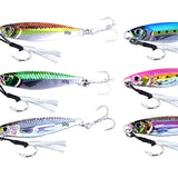 Maxbell 6x Fishing Lures Baits Fishing Jigs Artificial Hard Baits Vertical Metal Jig