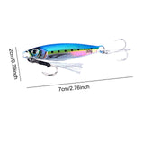 Maxbell 6x Fishing Lures Baits Fishing Jigs Artificial Hard Baits Vertical Metal Jig