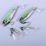 Maxbell 6x Fishing Lures Baits Fishing Jigs Artificial Hard Baits Vertical Metal Jig