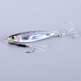 Maxbell 6x Fishing Lures Baits Fishing Jigs Artificial Hard Baits Vertical Metal Jig