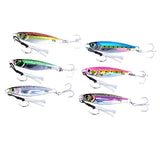 Maxbell 6x Fishing Lures Baits Fishing Jigs Artificial Hard Baits Vertical Metal Jig