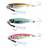 Maxbell 6x Fishing Lures Baits Fishing Jigs Artificial Hard Baits Vertical Metal Jig