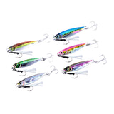 Maxbell 6x Fishing Lures Baits Fishing Jigs Artificial Hard Baits Vertical Metal Jig