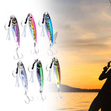 Maxbell 6x Fishing Lures Baits Fishing Jigs Artificial Hard Baits Vertical Metal Jig