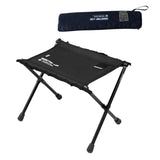Maxbell Camping Stool Wear Resistant Seat Folding Stool for Traveling Lounge Camping Black